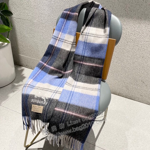 Burberry高品質進口羊絨圍巾 巴寶莉2021專櫃最新男士女士情侶羊絨圍巾  mmj1451